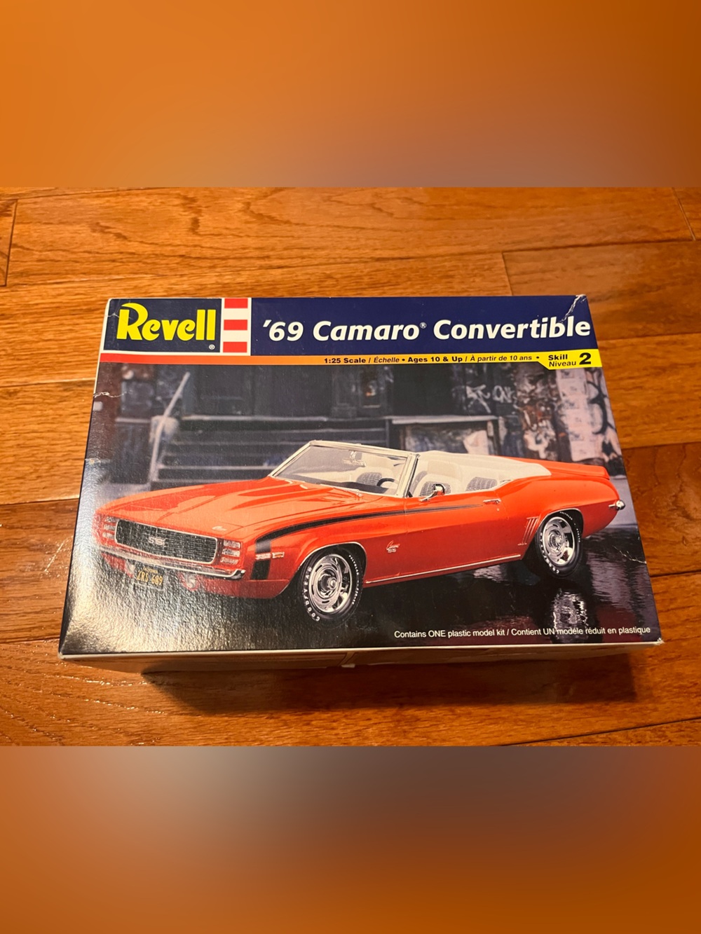 Vintage 69’ Camaro Convertible 1:25 Scale Model Scale -New, Opened Unassembled